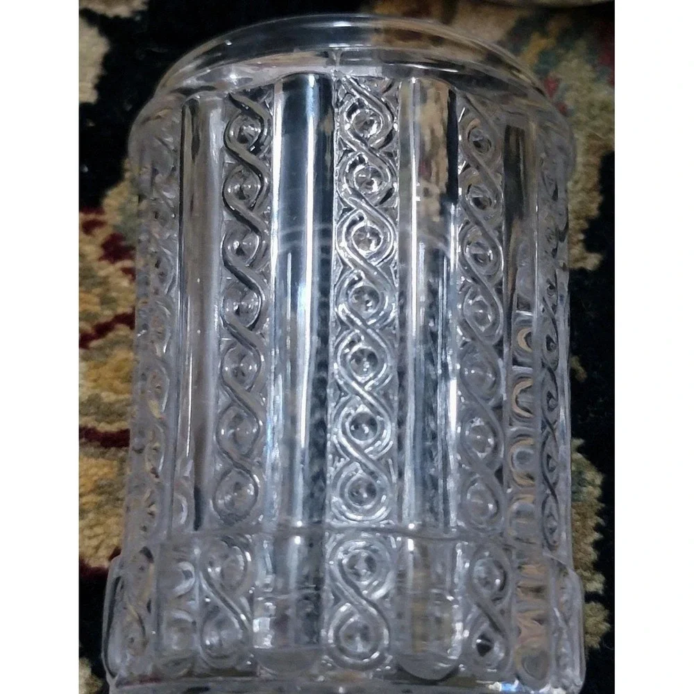 Victorian Pickle Caster Ornate Silver Plated Base Tall Handle Victorian EAPG JAR